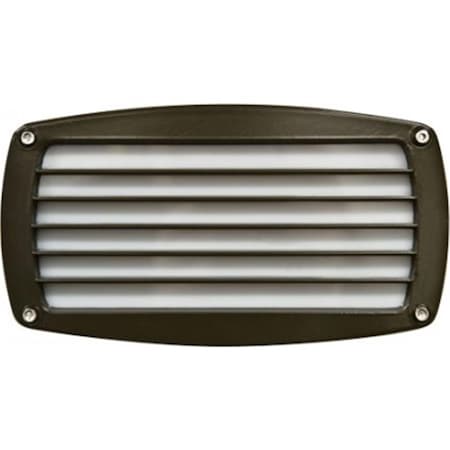 Dabmar Lighting 9W & 120V PL9 Striped Step Light - Bronze DSL1059-BZ